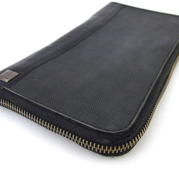 Dunhill wallet canvas �~ leather Authentic used - Picture 3 of 8